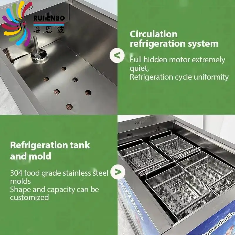 Lollipop Maquina Para Fabricar Paletas De Helado Make Popsicle Commercial Stick Ice Cream Machine
