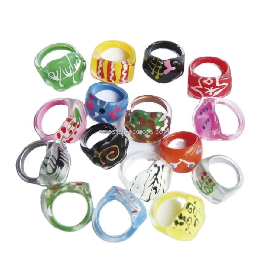 Acrylic Ring Toys for Vending Machine Business