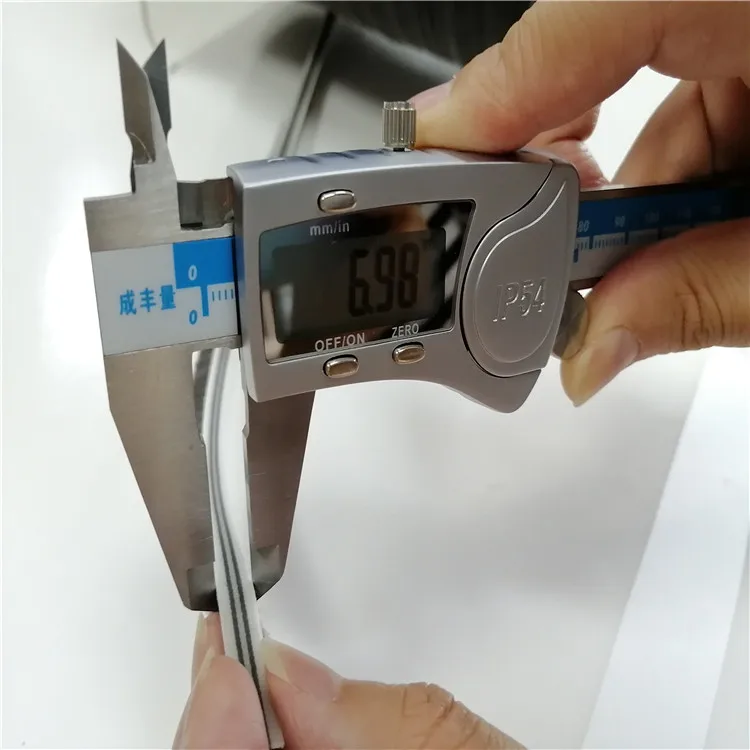7x10 4P2L weather strip Window accessories 3P puerta de metal weatherstripping black Weatherstripping For Sliding Windows