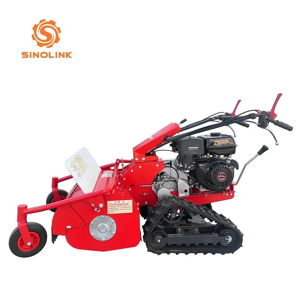 High quality cost effective walking behind rc crawler gasoline rotary lawn mower for weed brushwood and hard grass