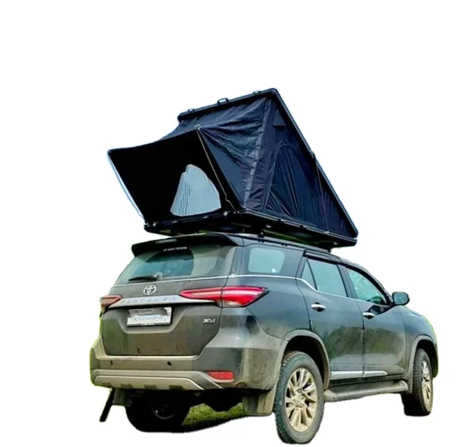 Camping aluminum hard shell z shape suv roof tent car electric roof top tent