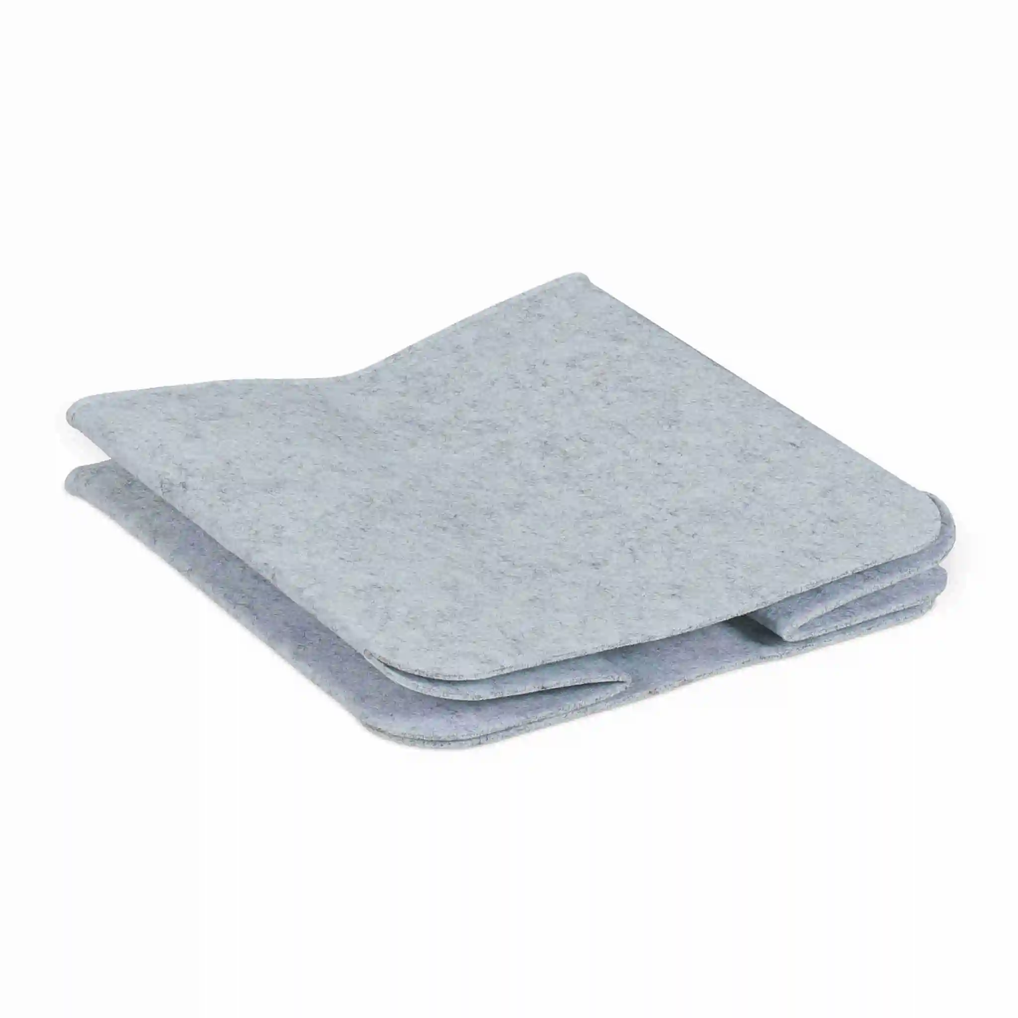 Foldable Lightweight Felt Clothes storage box Light Grey felt organizer for Sweater storage