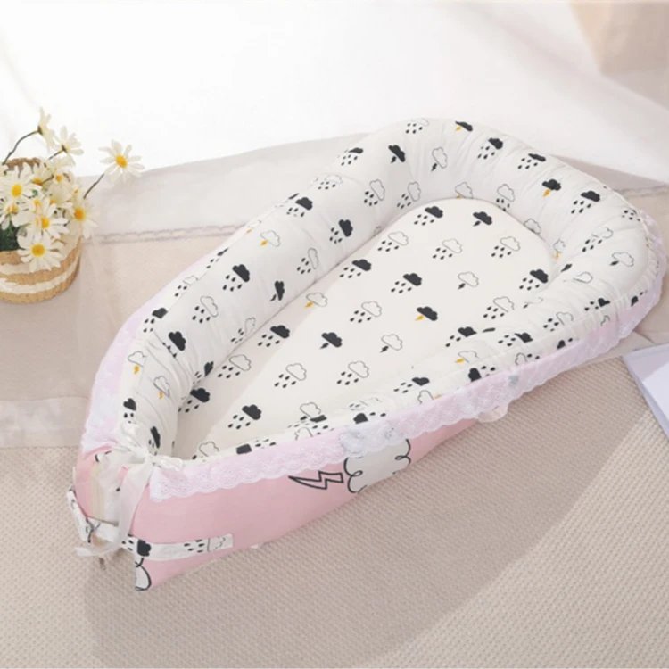 Natucare BSCI muslin baby nest newborn nest lounger sleeping
