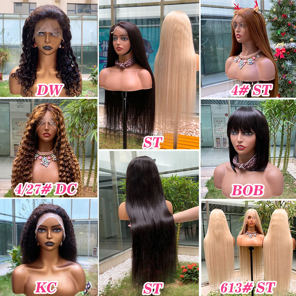 
Film HD Transparent Swiss Lace Natural Human Hair Lace Front Wigs ,Thin Pre-Plucked Raw HD Lace Frontal Wigs For Black Women 