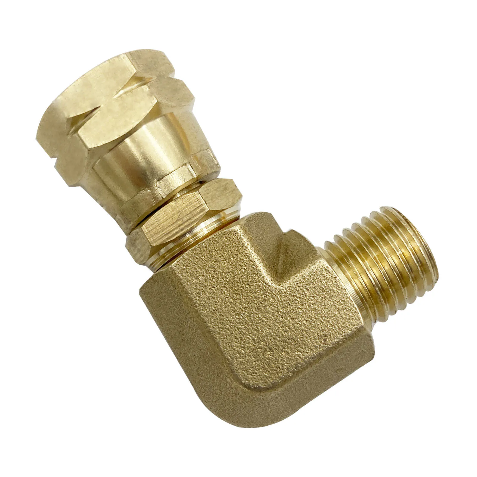 LPG Brass Connection Angle 90 1/4 Inch Left Gas Cooker Hose Angle Adapter Gas Connection  Gas Elbow
