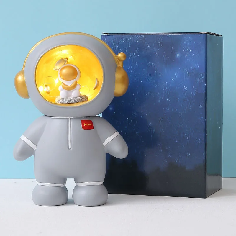 Hot sale new product Astronaut Lamp Decoration gift Saving pot for boyfriend birthday gift kids indoor lighting home decoration