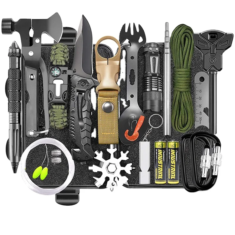 Survival Kit Outdoor Travel Camping Hiking Tactical First Equipment Emergency Survival Gear Kit