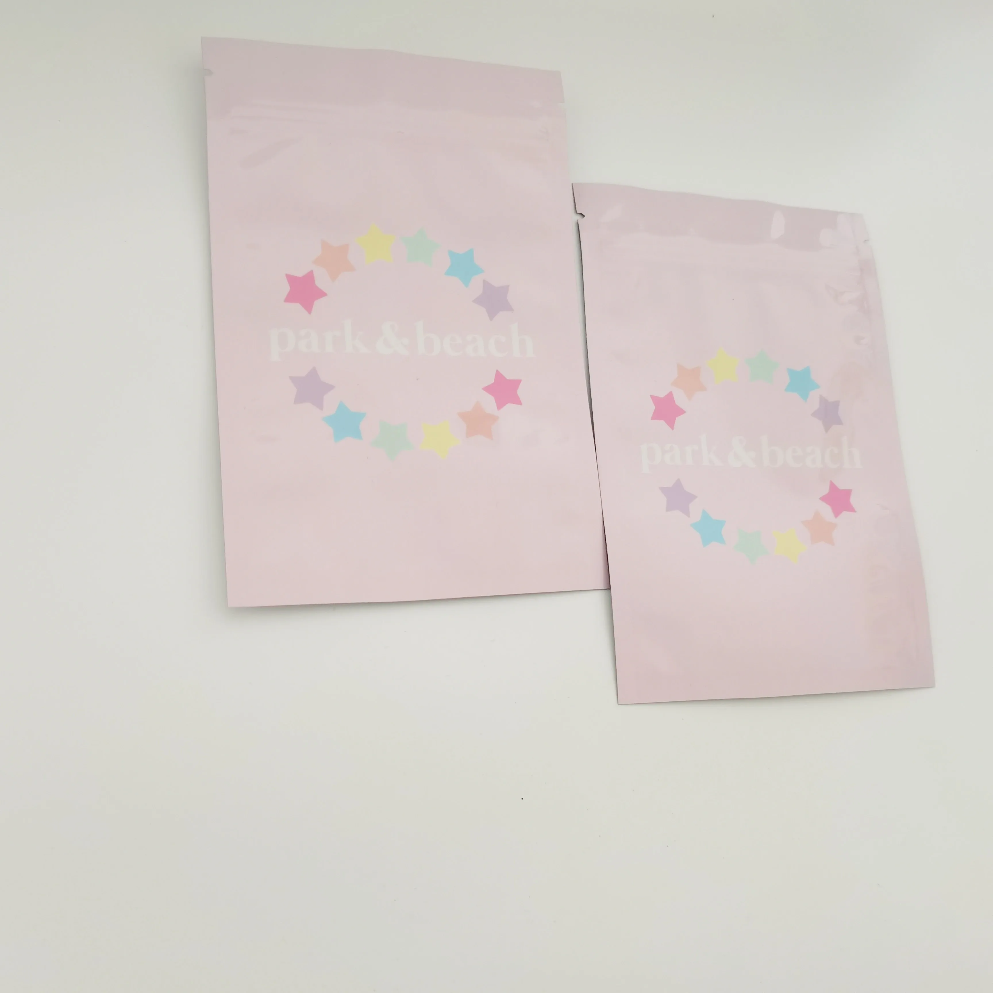 Resealable Aluminum Foil Packaging Bags Mylar Ziplock Pouch For Candy Food