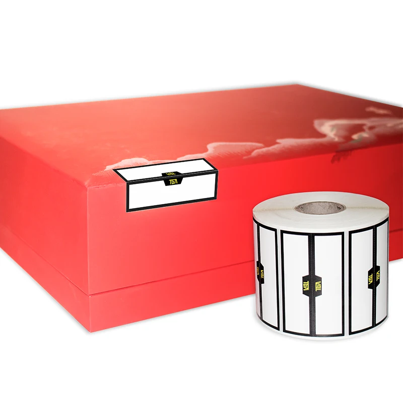 Custom printed Logo transparent logo labels sticker with gold stamp foil self adhesive label sticker synthetic paper stickers