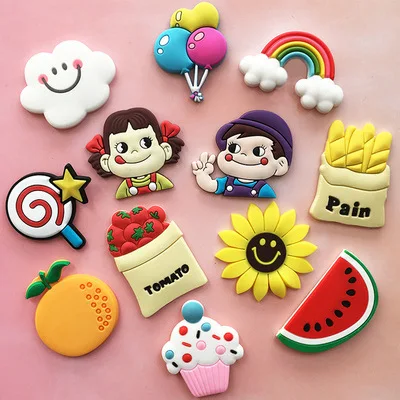 Creative hot selling IN STOCK couple refrigerator children cartoon toy stickers early education magnetic stickers