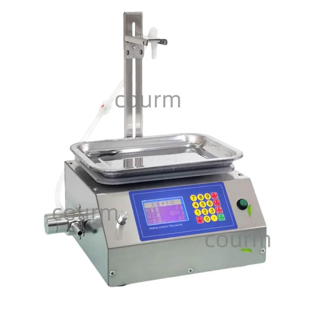 COURM-6500 Automatic Liquid Machine Magnetic Pump Canned Food Wine Beverage Acid Alkali 1 Year Water Oil Juice Beer Plastic