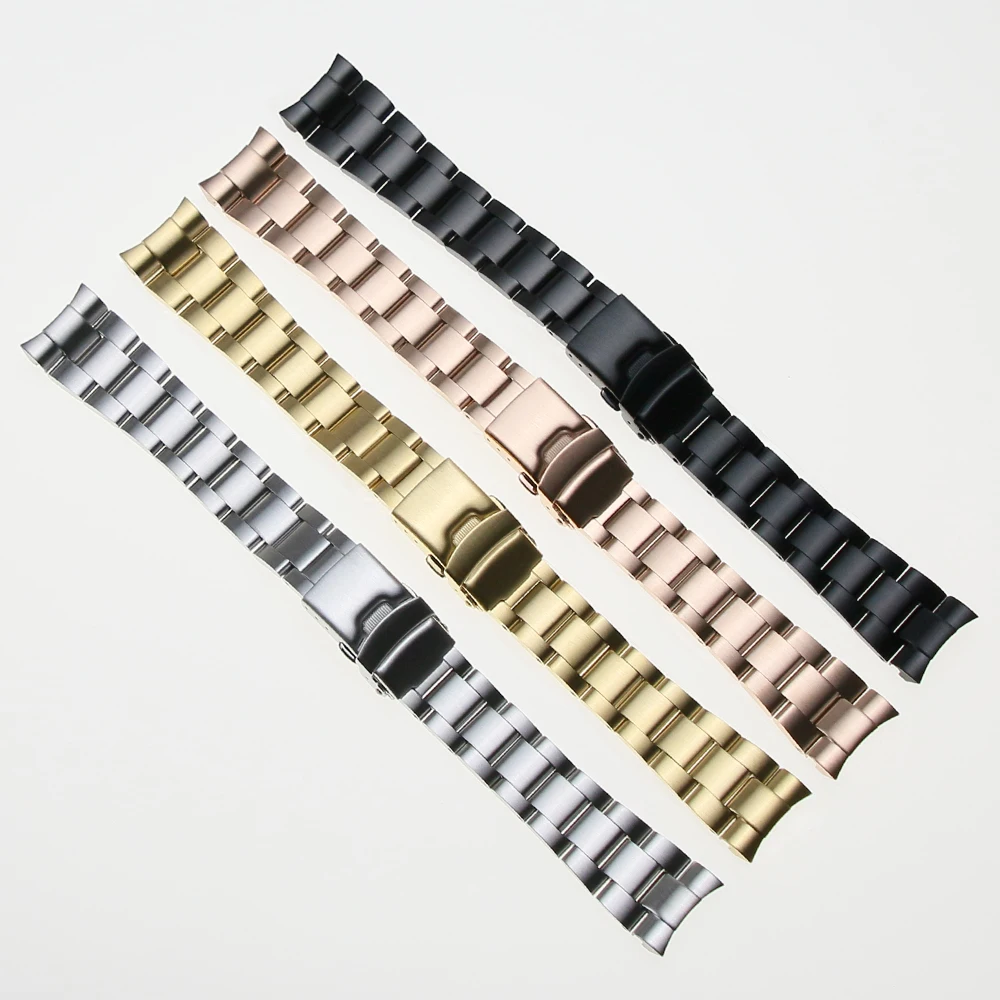 Top Quality  20mm  316L Solid Stainless Steel 20mm Nature Watch Case Bracelet Band