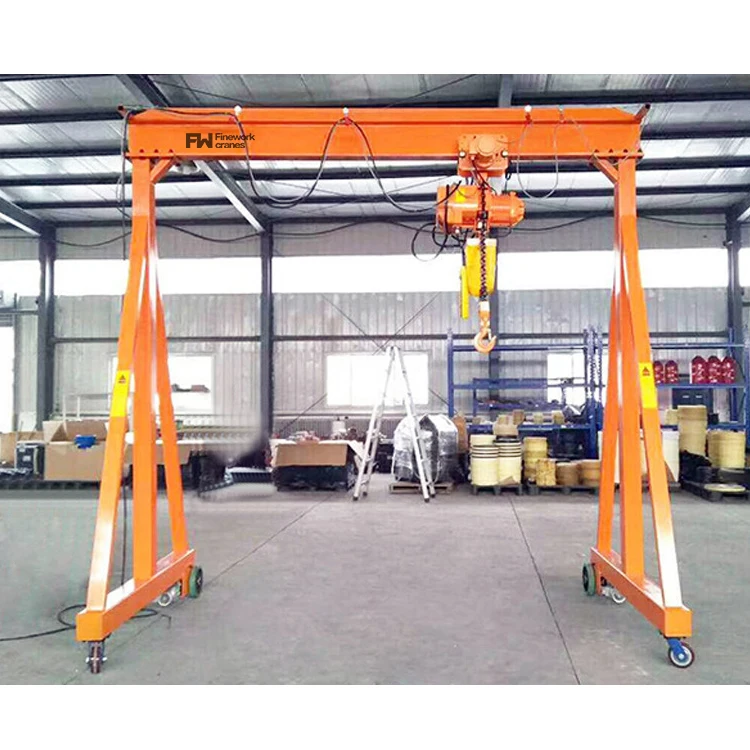 Small crane gantry portable mini gantry crane 5 ton 7ton 10 ton