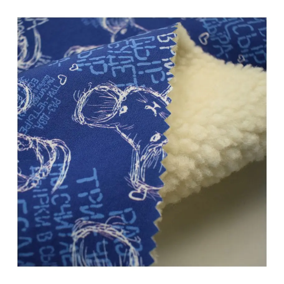 
Продажа от производителя, вязаный свитер из 100% полиэстера, шерпа, флисовая ткань 