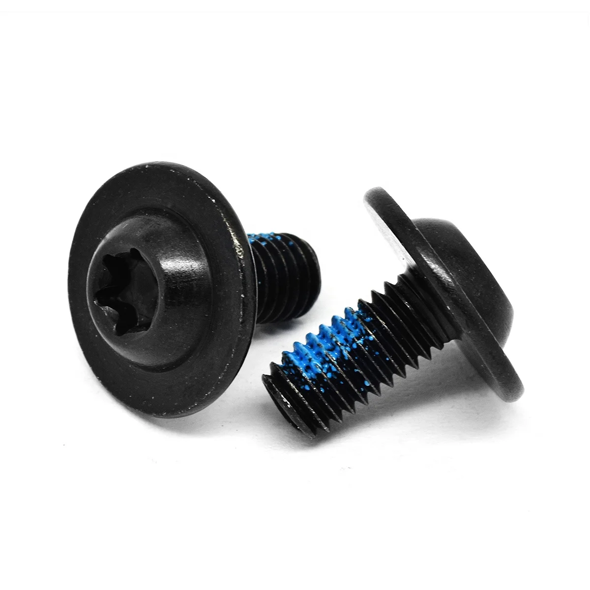 T25 палубные винты torx ручка Самонарезающий Плоский Черный винт из нержавеющей стали для пластика