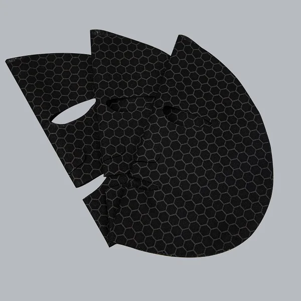 facial maskcloth beauty cosmetics  Black colour fiber  Graphene Face Mask Sheet non woven facecloth