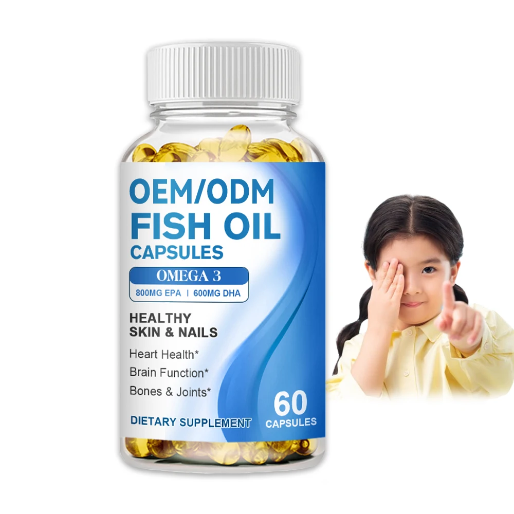 Изготовленный на заказ OEM/ODM Omega 3 для суставов и глаз кожи сердца укрепления иммунной системы капсулы с добавками рыбьего жира