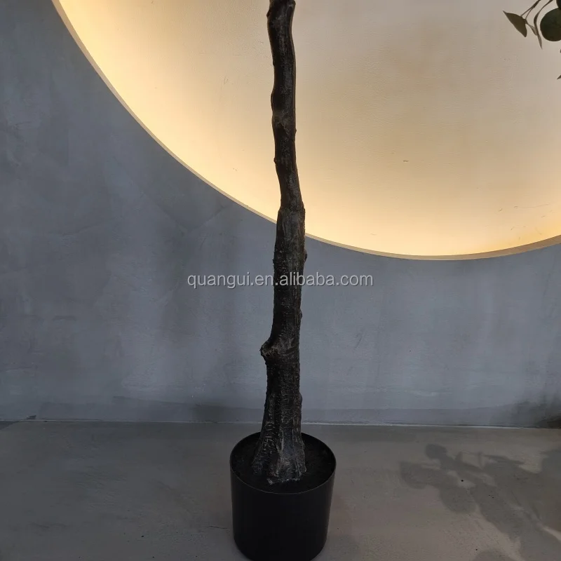 Unique Custom Artificial Plant Fiddle Leaf Fig Tree for Pot False Plants Indoor Outdoor Home Office Decor