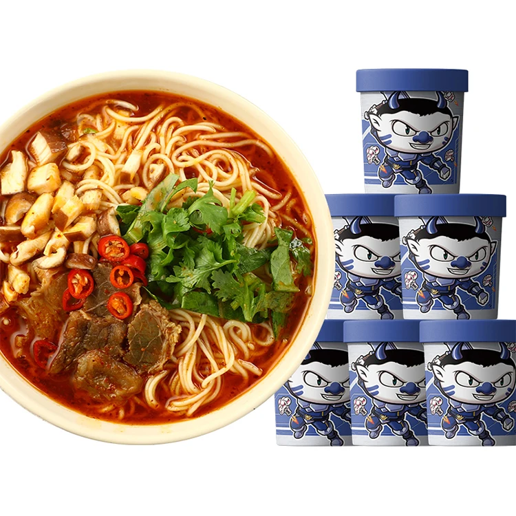 Very nice Non-fried Instant noodles with beef