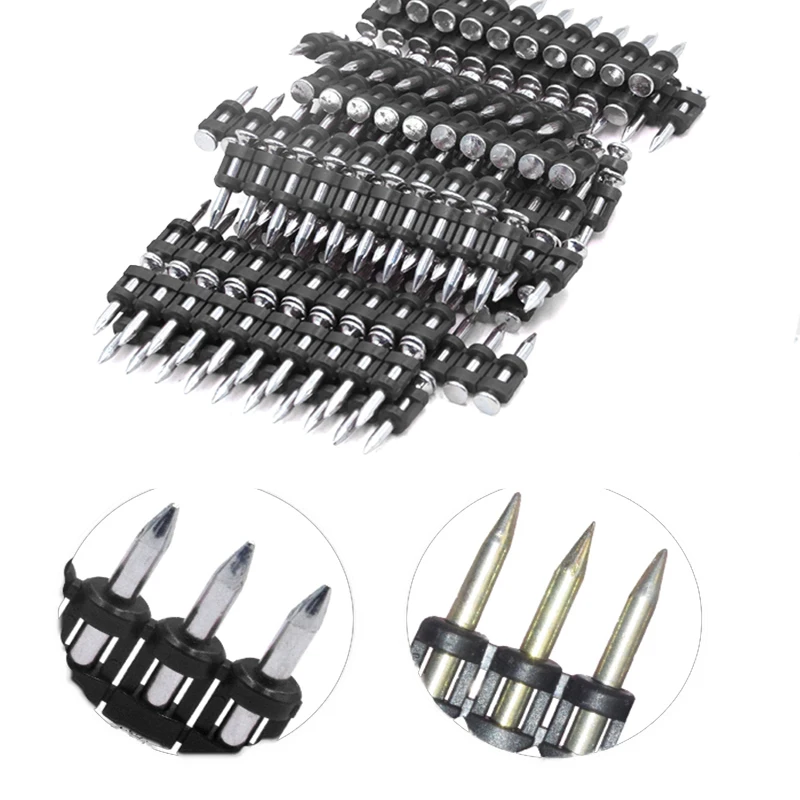 toua 32MM gas nail for concrete steel gun nail Plastic Strip Gas Drive pins Concrete steel Nails gas actuated