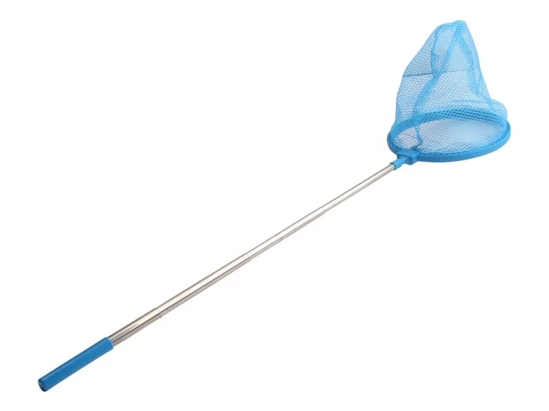 High Quality Stainless Steel Telescopic Bug Catching Nets Insect and Butterfly Multifilament Plastic Fishing Nets