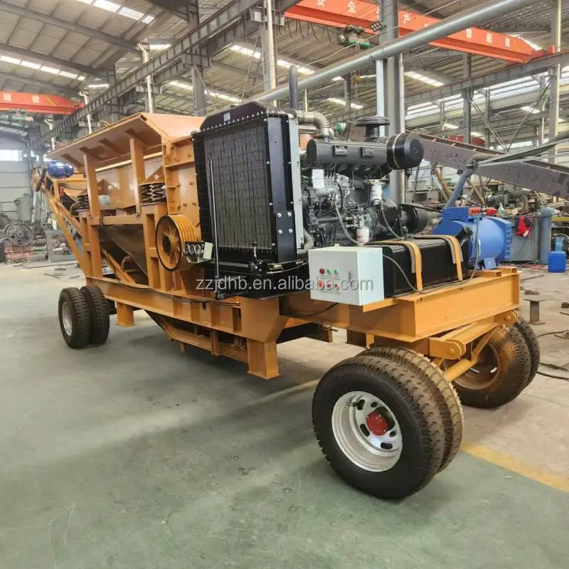 Factory direct selling Mobile Crushing Station High performance mineral crusher High yield discount price box crusher