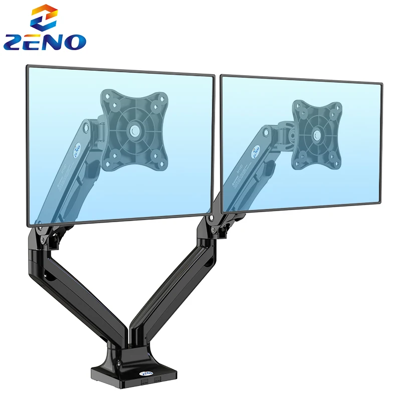 ZENO M10D dual monitor stand dual monitor stand riser, multi monitor stand