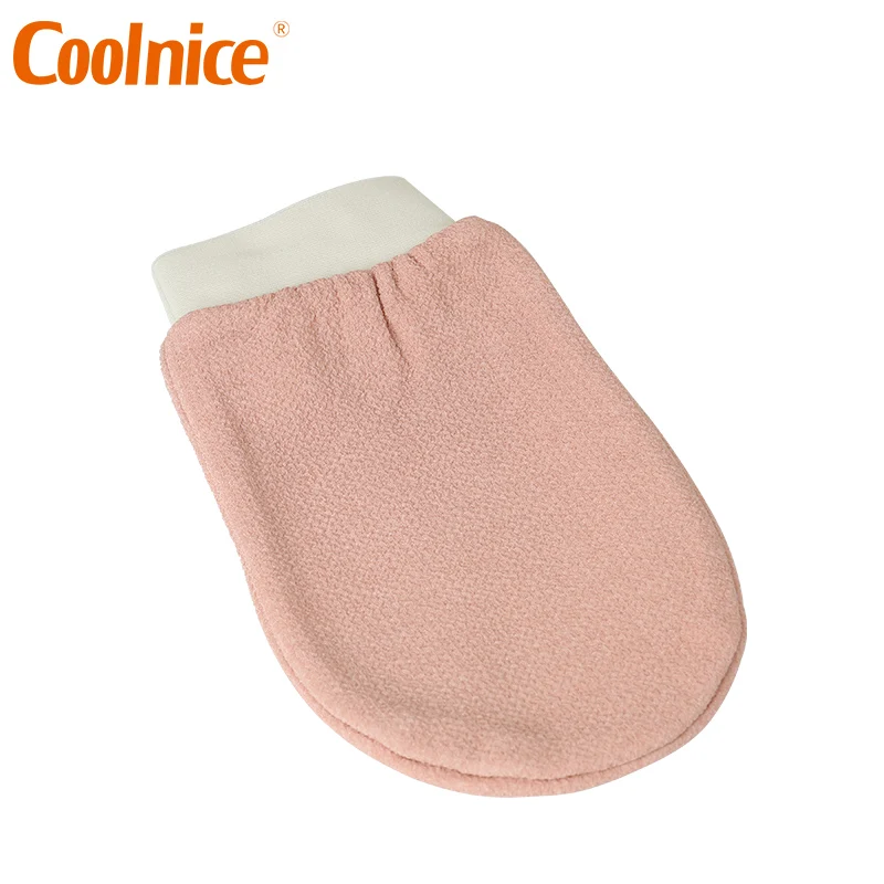 Coolnice New arrive 100% Viscose   Bath Exfoliating Mitt  Morocco With Mitts Bath Scrubber Body