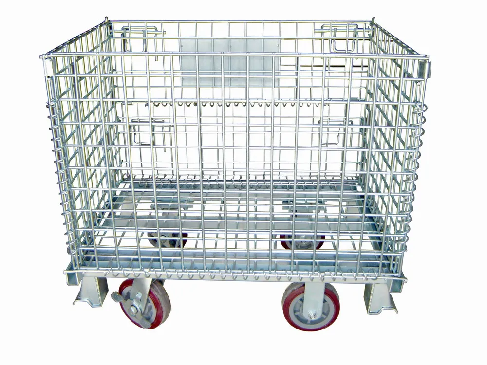 warehouse storage galvanized stackable folded pallet stillage