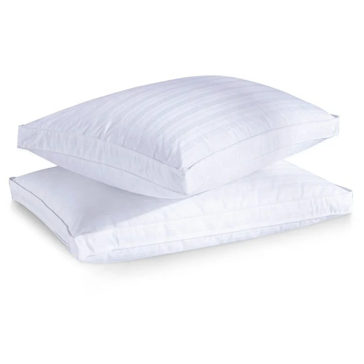 Cheap Price Five Star white Goose Down Pillow Hilton Hotel Pillow stereo pillow