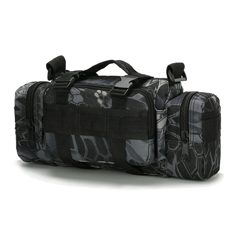 Men Soft Rip-Away Hunting Accessories Mountaineering Molle 3P Pouch Waist Bag Tactical Camera Bags