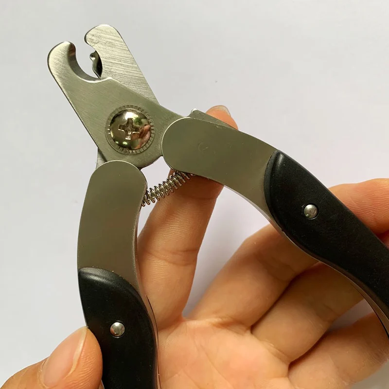 Professional Pet Nail Clippers and Claw Trimmer with Safety For Animals Paws Grooming Dog Cat Clippers