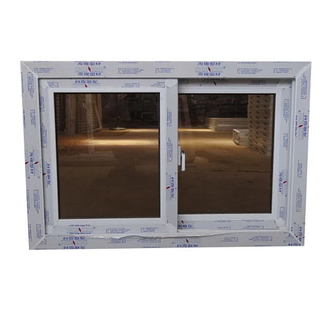  WANJIA upvc ПВХ пластиковые двойные остекленные раздвижные окна