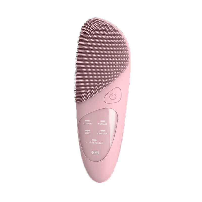Waterproof Electric Sonic Facial Exfoliating Cleanser Silicone Facial Cleansing Brush Ultrasonic Electric Face Cleansing device