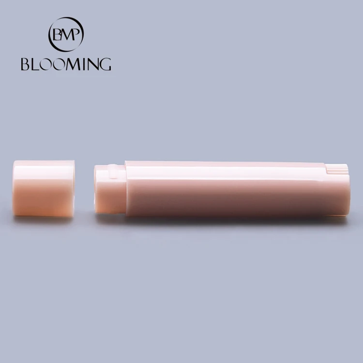 Wholesale Empty Personal Care clear Translucent Black White 5 15g Oval Direct Fill Recycled Lip Balm Tubes lip Luxury