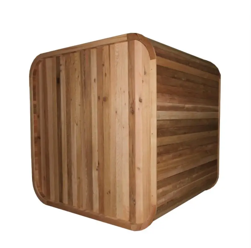 6-8 человек открытый сухой паровой деревянный традиционный куб сауна комната