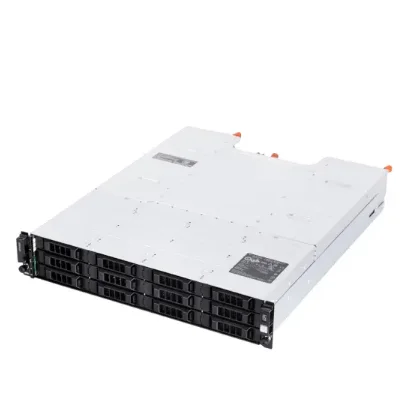 Original  New Dell 12 LFF bay PowerVault MD1400  double  Controller network Storage