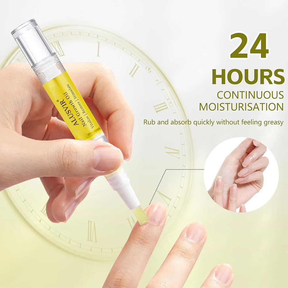 Wholesale Natural Vegan Nail Growth Oil Moisturizing Strengthening Cuticle Oil for Overall Nail Health Moisture Nail Care