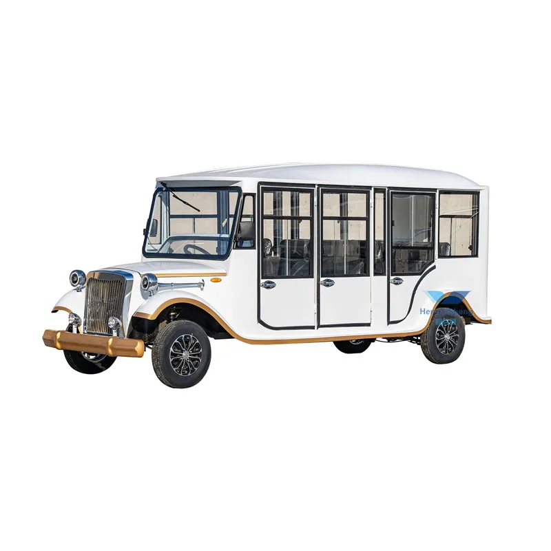 Cheap price 12-Seater Sightseeing Car with Discounted Price and Rechargeable Sightseeing Car