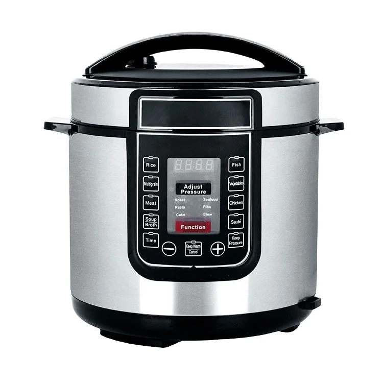6L  Multipurpose Household Stainless steelProgrammable Automatic Electric Pressure Cooker