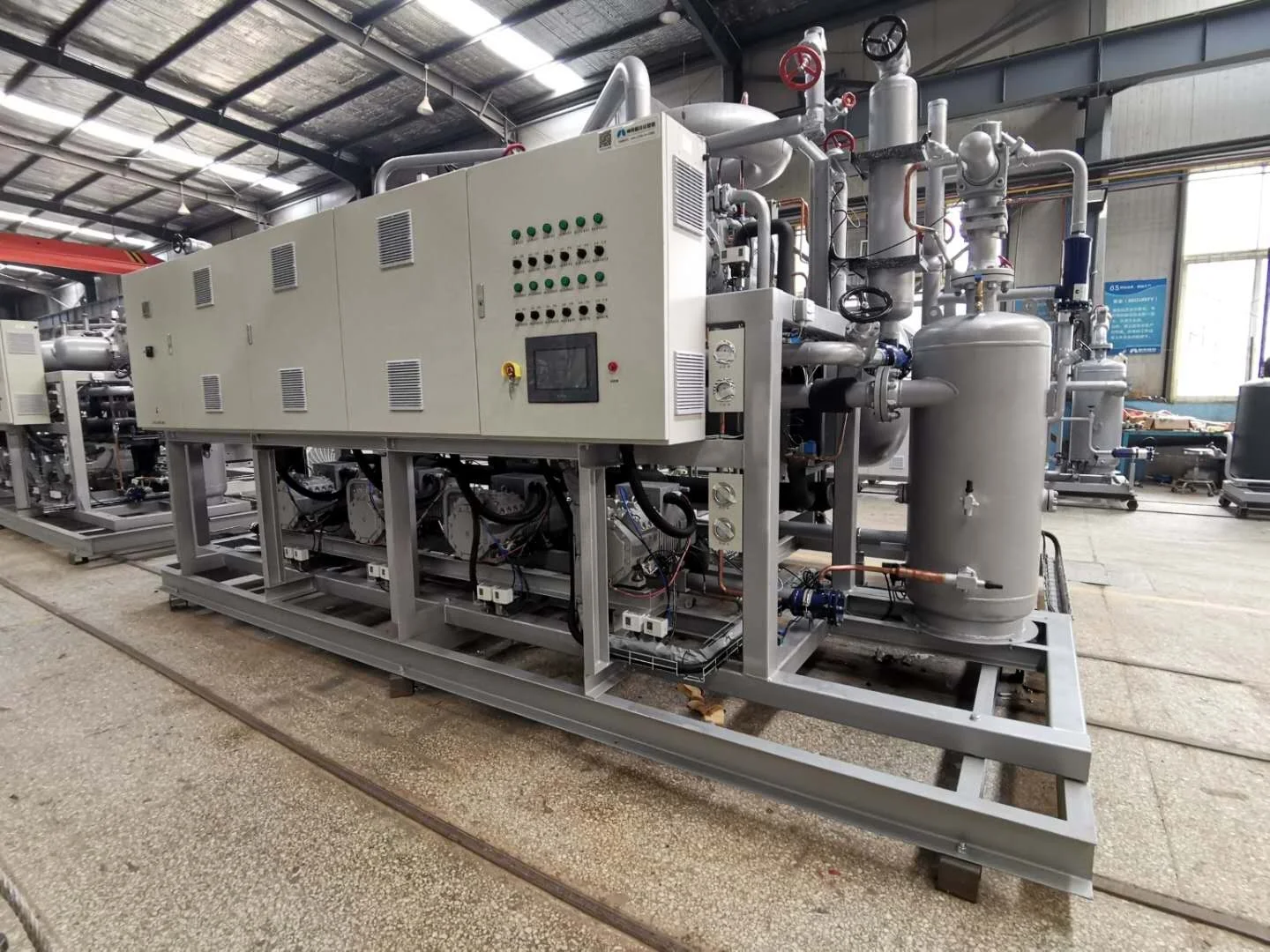 tanscritical booster CO2 refrigeration system compressor unit