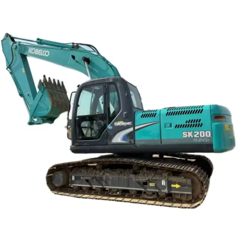 Беспошлинный 20-тонный Мини-Экскаватор Kobelco SK200 подержанное тяжелое оборудование дешевая цена распродажа для подержанной строительной техники