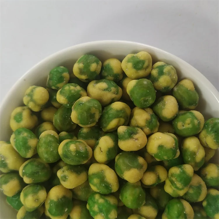 
Wholesale Wasabi Roasted Green Pea of Malaysia Type Bean Snacks 