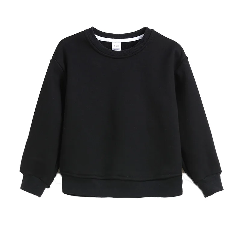 Ivy42577A Toddler boys hoodies sweatshirts solid color 100% cotton pullover 1-7 years toddlers kids sweatshirt winter