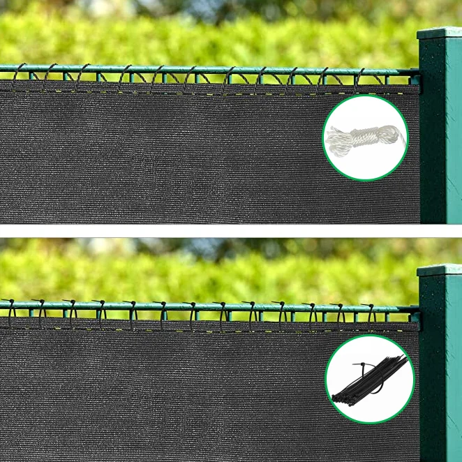 Laser cut black privacy fence privacy screen windscreen pvc screen fence privacy