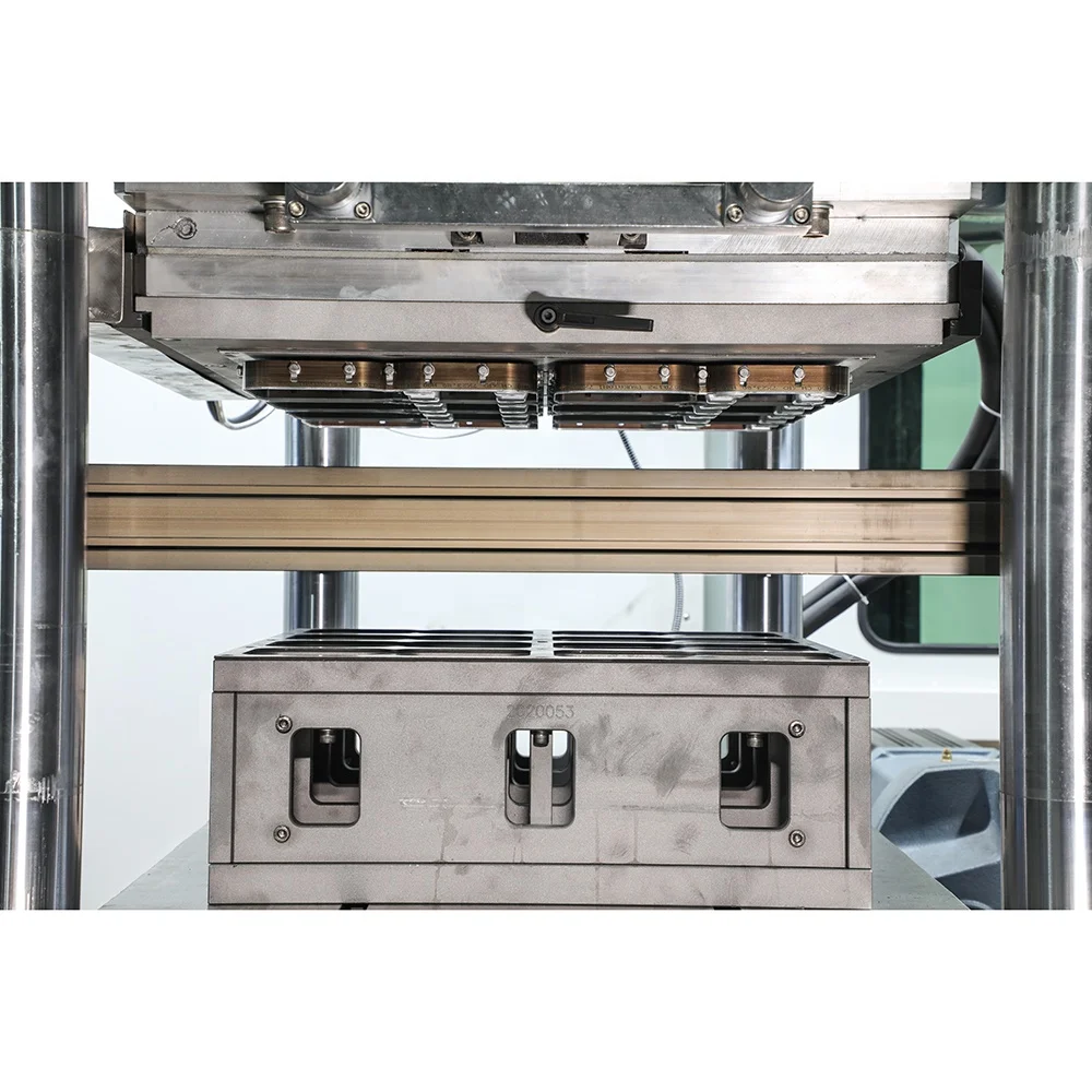 Big Size Plastic Pizza Dough Cake Fruit Tray Forming Molding Machine With Wrapper