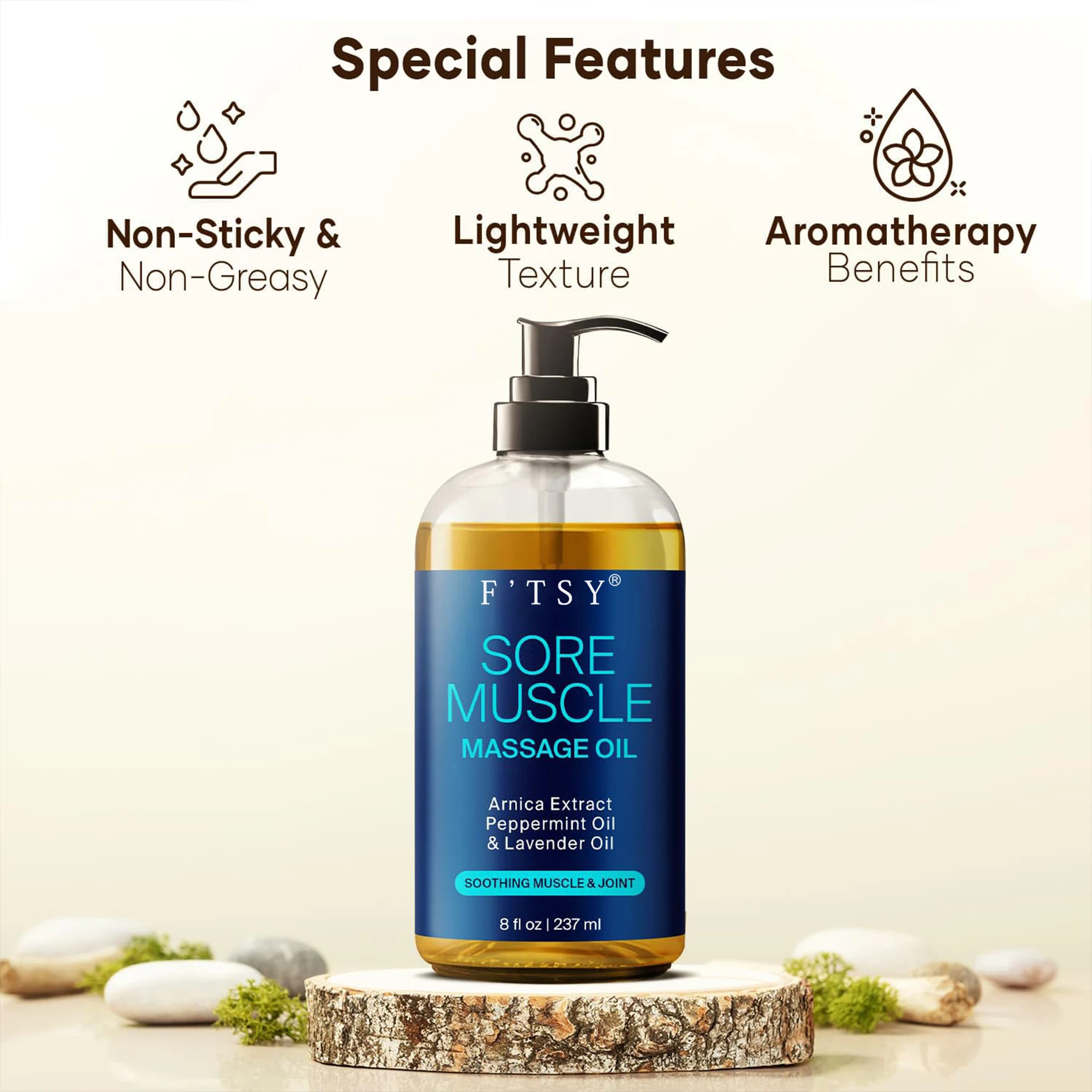 OEM Body Massage Oil Massage Therapy Collagen Cellulite Cream Thighs Butt Reduce Cellulite on Legs Women Body Massage Oil