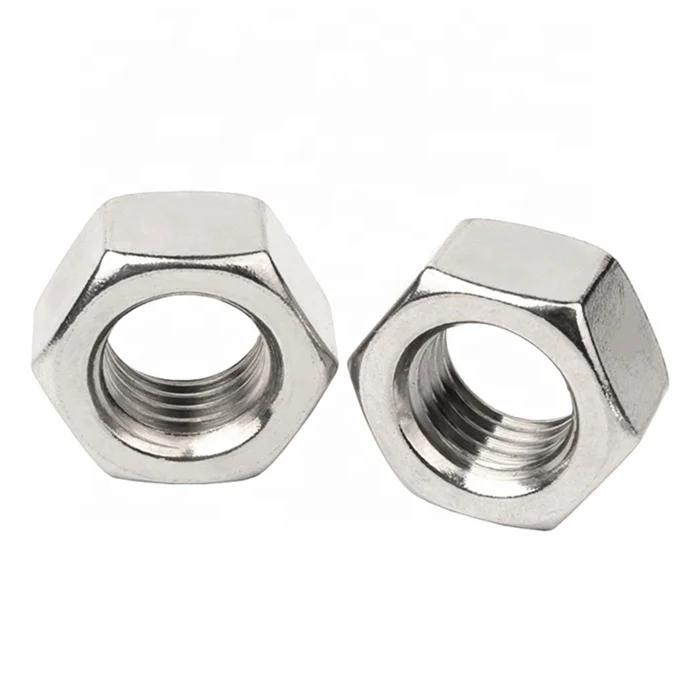 DIN 934 metric thread m1 m2 m3 m4 m5 SS hex nut