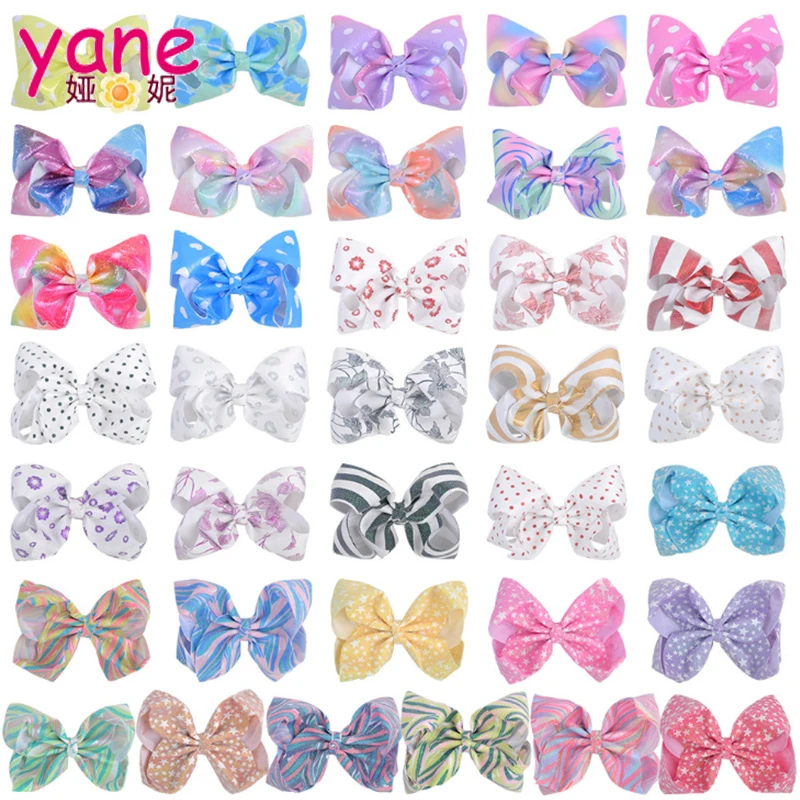 Fashion accessories about binder clips and cute style mix color jojo siwa bows for kids bows