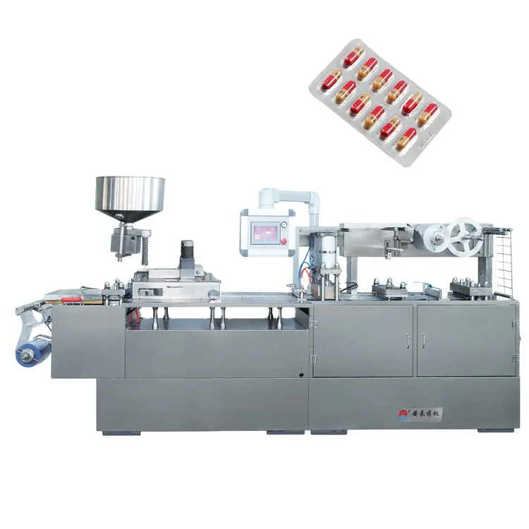 Pharmaceutical Hot Sealing Blister Packing Machine For Packaging Medical Material Disposable Injection Syringes